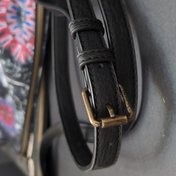 Desigual Women's Asymetrical Stylish Black /Multicolor Crossbody Bag. - Picture 13 of 15